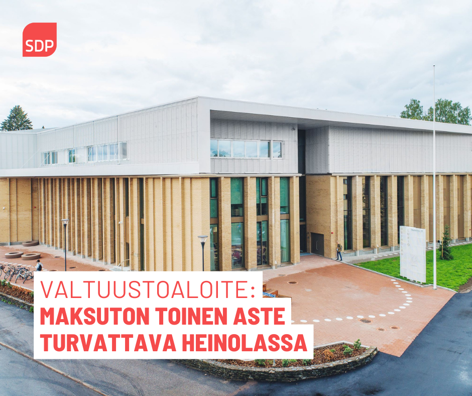 Pidetään kiinni maksuttomasta toisesta asteesta Heinolassa
